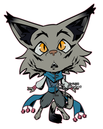 Booker chibi - flat colour